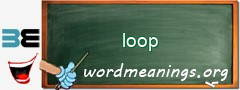 WordMeaning blackboard for loop